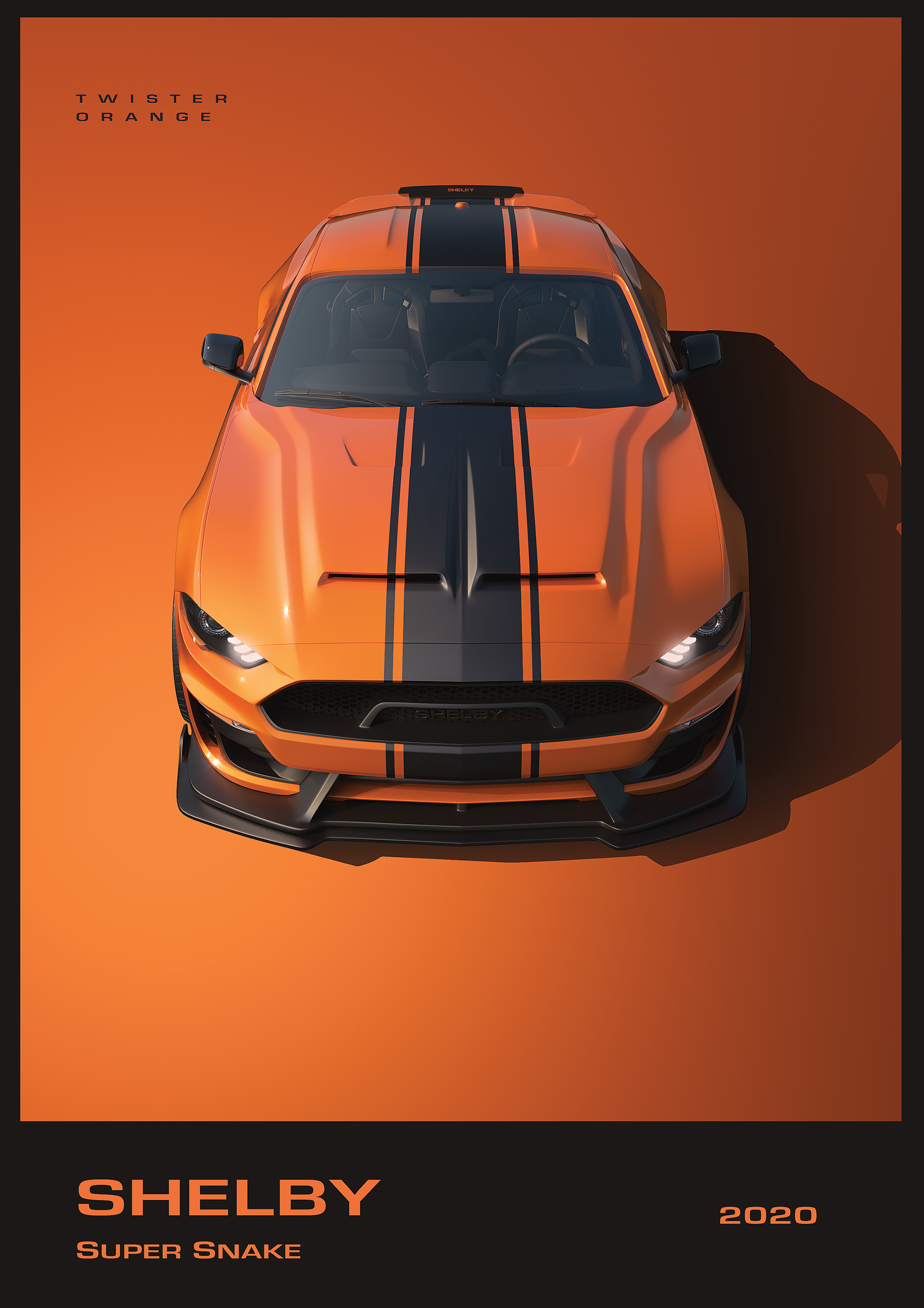 2020 Shelby metal poster artwork